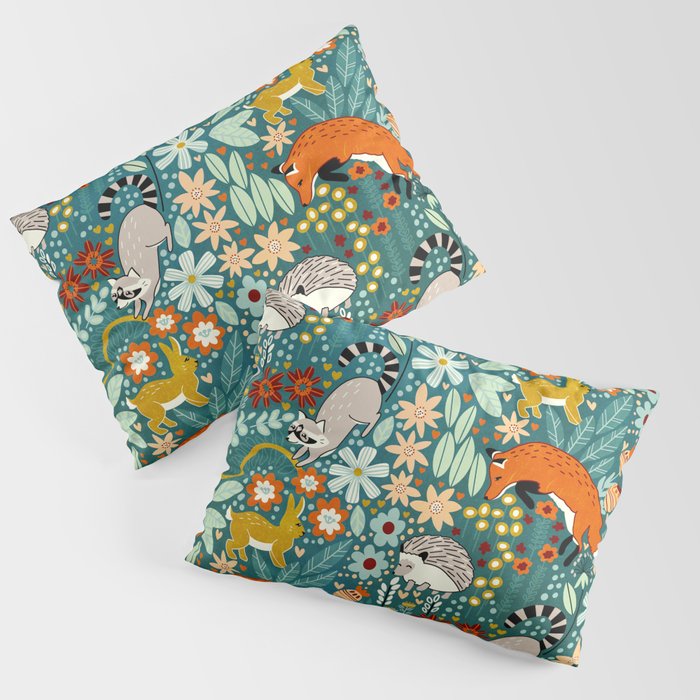 Woodland Pattern Pillow Sham Gallery Image 3