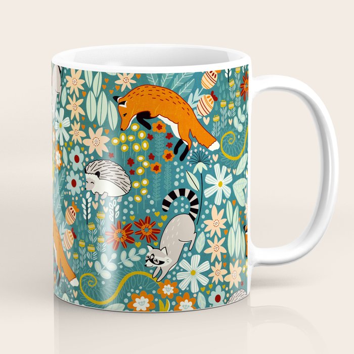 Woodland Pattern Coffee Mug Gallery Image 1