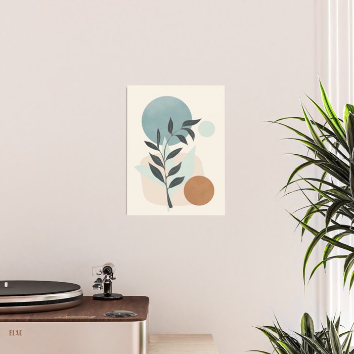 Azzurro Shapes No 53 Poster Gallery Image 2