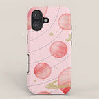The Pink Solar System iPhone Case Gallery Image 1