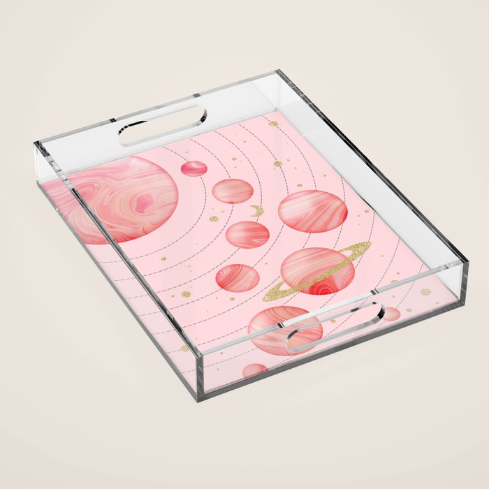 The Pink Solar System Acrylic Tray Gallery Image 1