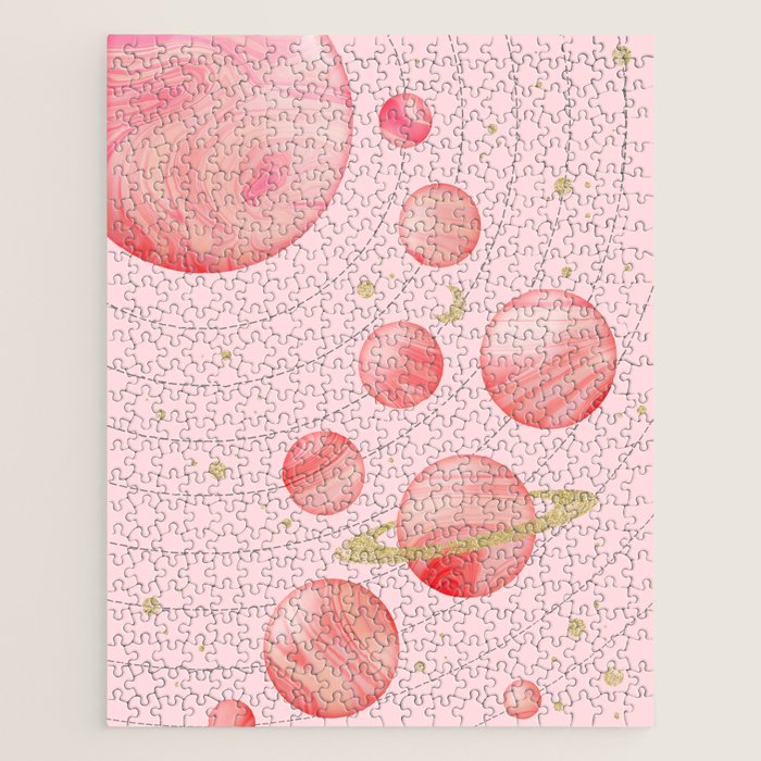 The Pink Solar System Jigsaw Puzzle Gallery Image 1