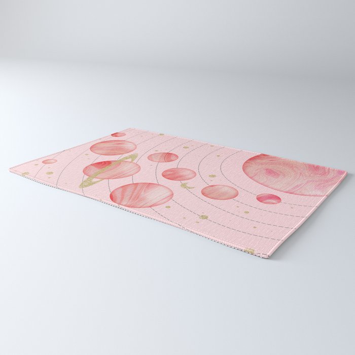 The Pink Solar System Rug Gallery Image 3