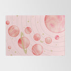 The Pink Solar System Rug Gallery Image 2