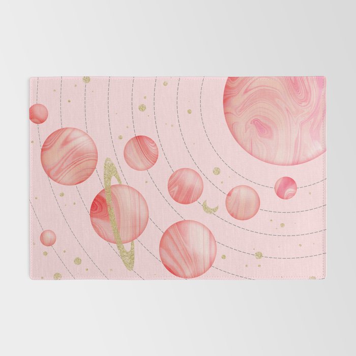 The Pink Solar System Rug Gallery Image 2
