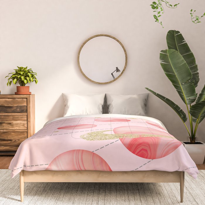 The Pink Solar System Comforter Gallery Image 3