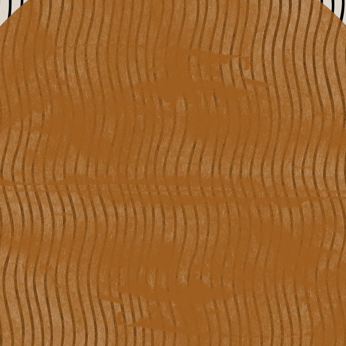 Woodblock Paper Mustard  Coffee Mug Gallery Image 2