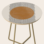 Woodblock Paper Mustard  Side Table Gallery Image 2
