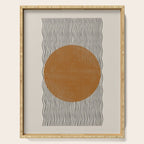Woodblock Paper Mustard  Serving Tray Gallery Image 1