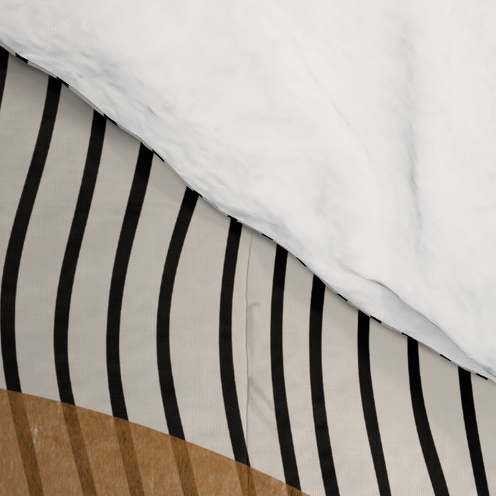 Woodblock Paper Mustard  Comforter Gallery Image 4