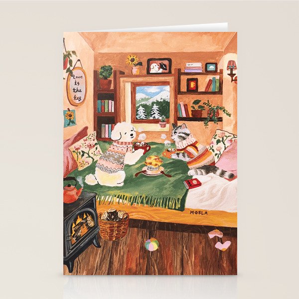 hot cocoa Stationery Card Gallery Image 2