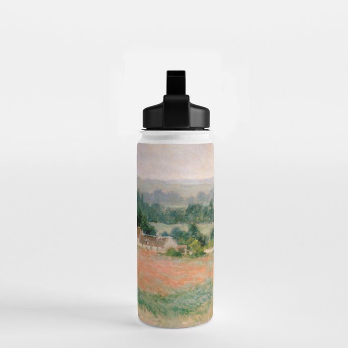 Haystack at Giverny by Claude Monet Water Bottle Gallery Image 2