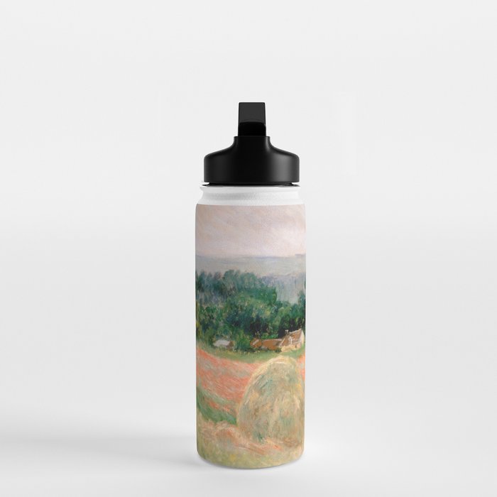Haystack at Giverny by Claude Monet Water Bottle Gallery Image 3