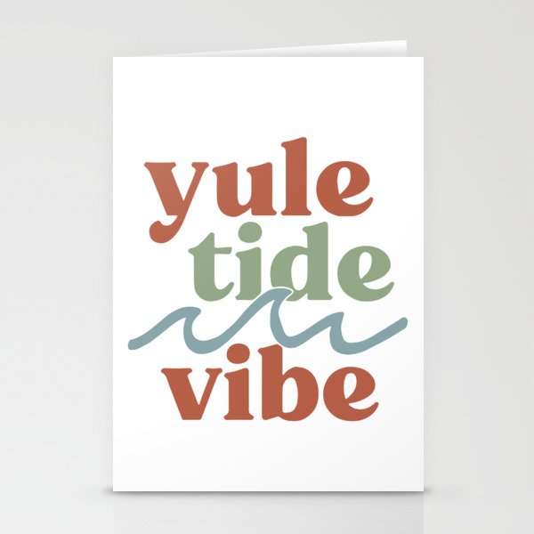 YuleTide Vibe Stationery Card Gallery Image 2