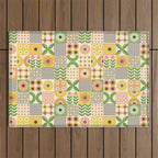 Modern Wildflower Vignettes Outdoor Rug Gallery Image 1