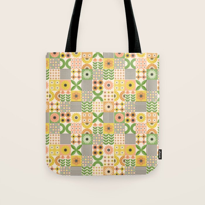 Modern Wildflower Vignettes Tote Bag Gallery Image 1