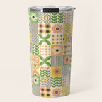 Modern Wildflower Vignettes Travel Mug Gallery Image 1