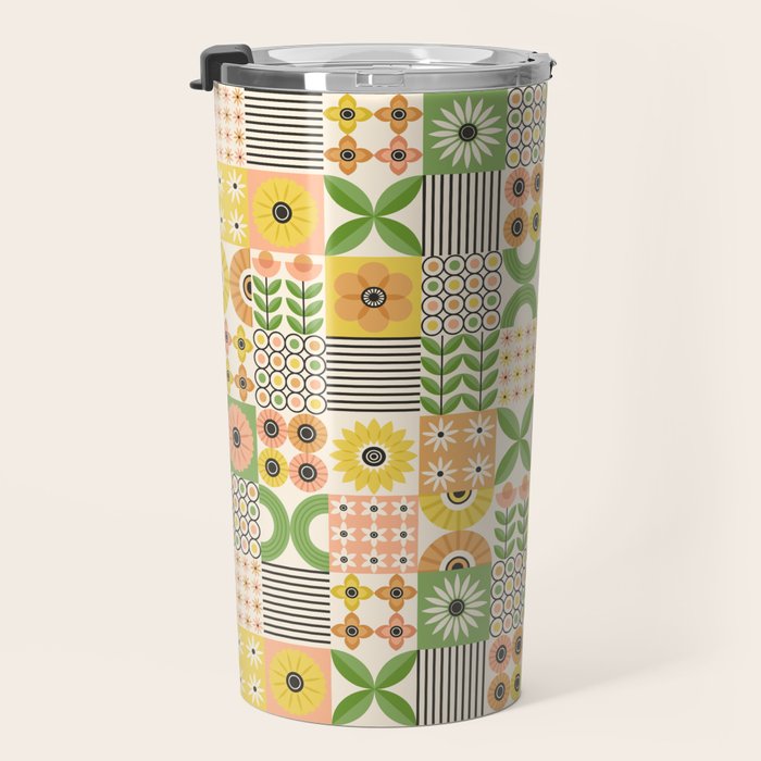 Modern Wildflower Vignettes Travel Mug Gallery Image 3