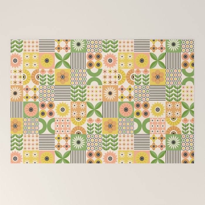 Modern Wildflower Vignettes Welcome Mat Gallery Image 2