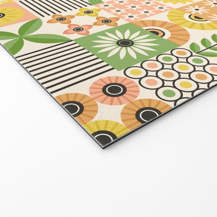Modern Wildflower Vignettes Welcome Mat Gallery Image 2