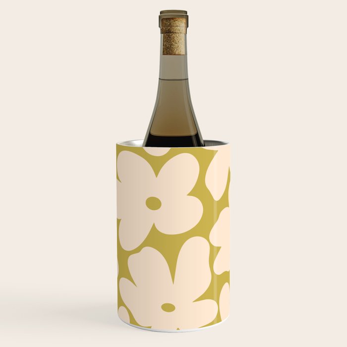 Yellow and Cream - 70's Daisy Wine Chiller Gallery Image 3