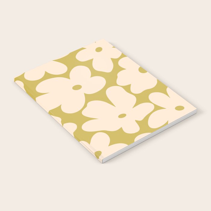 Yellow and Cream - 70's Daisy Notebook Gallery Image 2