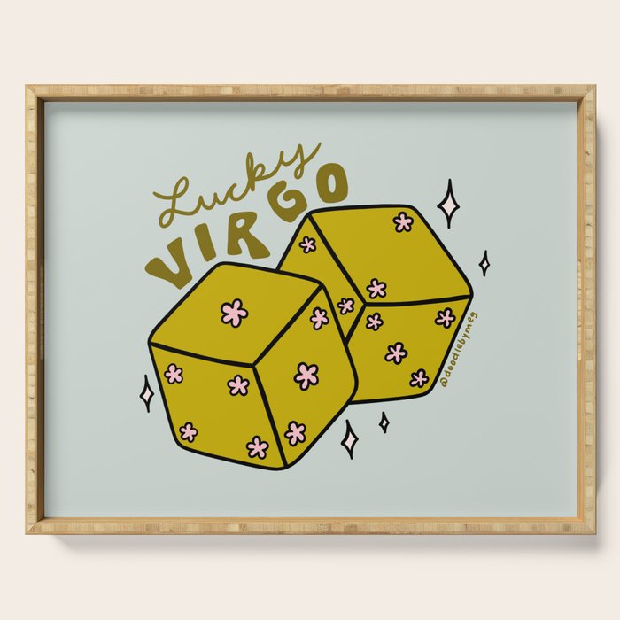 Virgo Dice Serving Tray Gallery Image 1