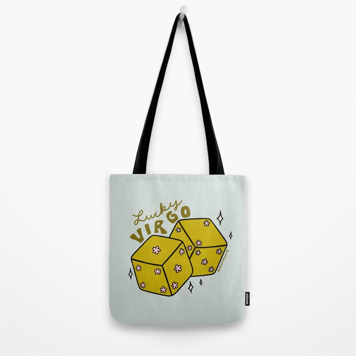 Virgo Dice Tote Bag Gallery Image 2