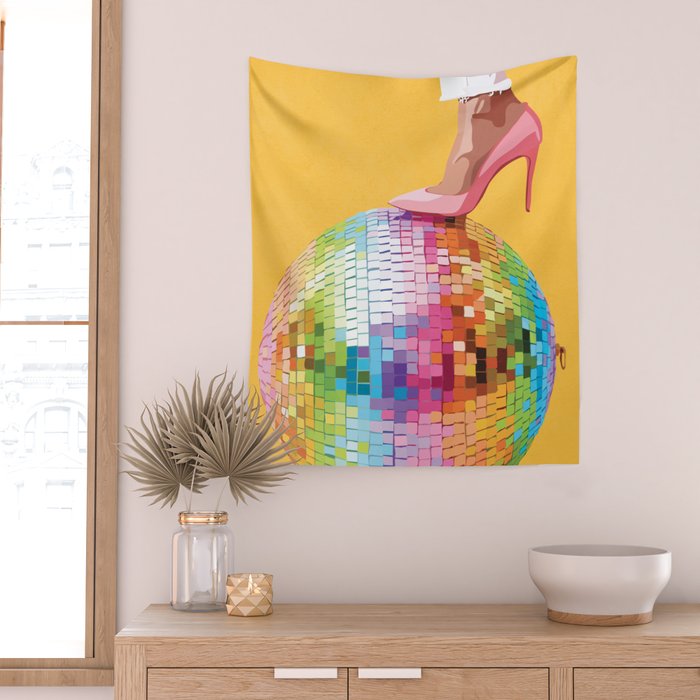 Lights of the Disco 2 Wall Tapestry Gallery Image 2