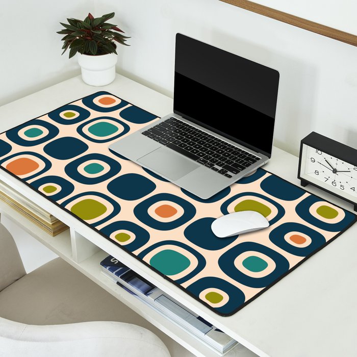 Mid Century Modern Scandinavian Abstract 322 Desk Mat Gallery Image 2