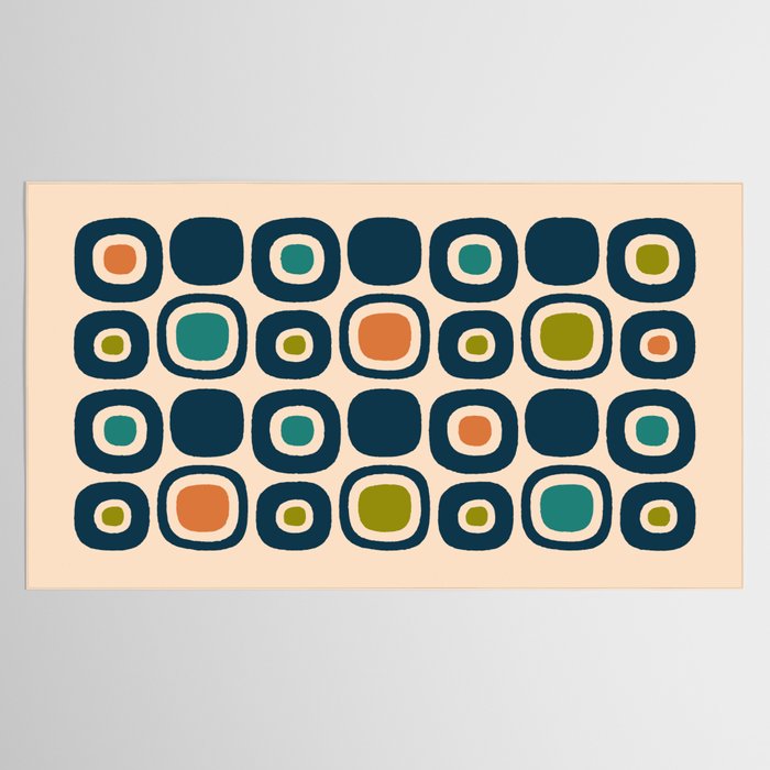 Mid Century Modern Scandinavian Abstract 322 Tablecloth Gallery Image 2