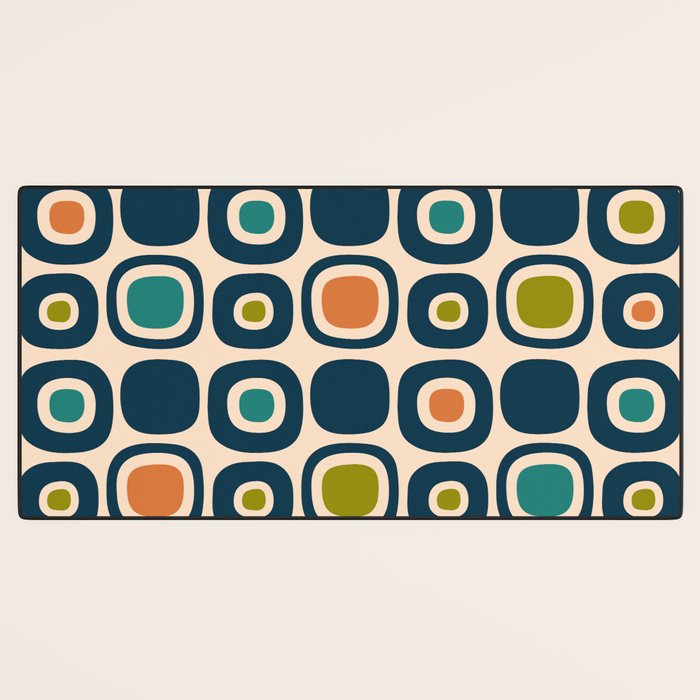 Mid Century Modern Scandinavian Abstract 322 Desk Mat Gallery Image 3