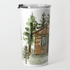 Cabin in the Woods Travel Mug Gallery Image 3