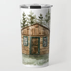 Cabin in the Woods Travel Mug Gallery Image 1