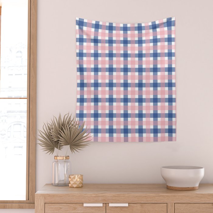 Tones Grid Fusion PB Wall Tapestry Gallery Image 2