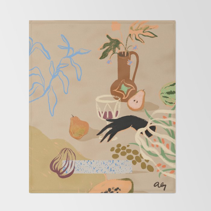 Pass Me The Pear Throw Blanket Gallery Image 2