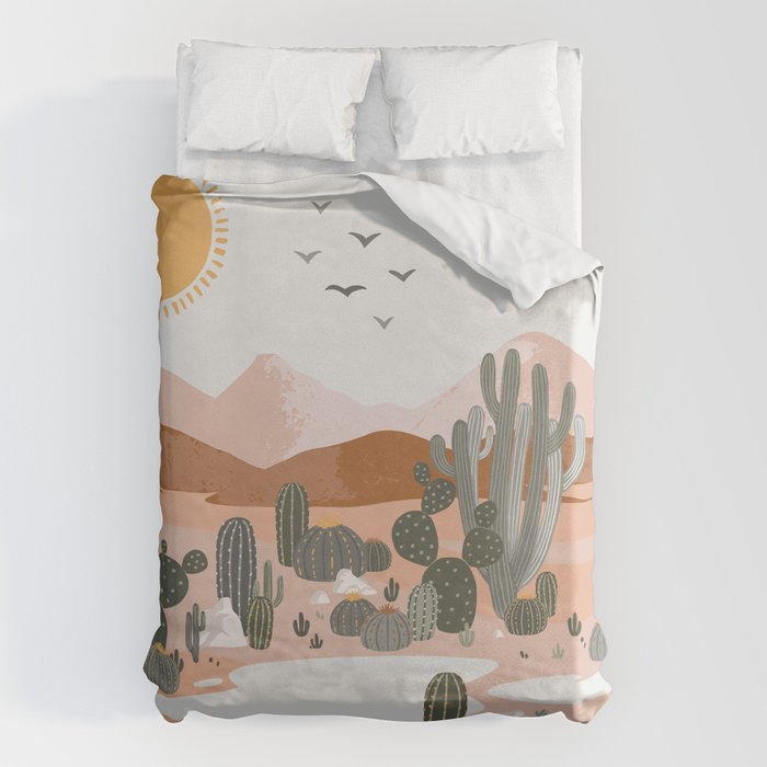 Desert Landscape Oasis Duvet Cover Gallery Image 6