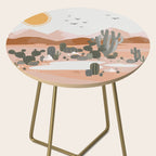 Desert Landscape Oasis Side Table Gallery Image 2