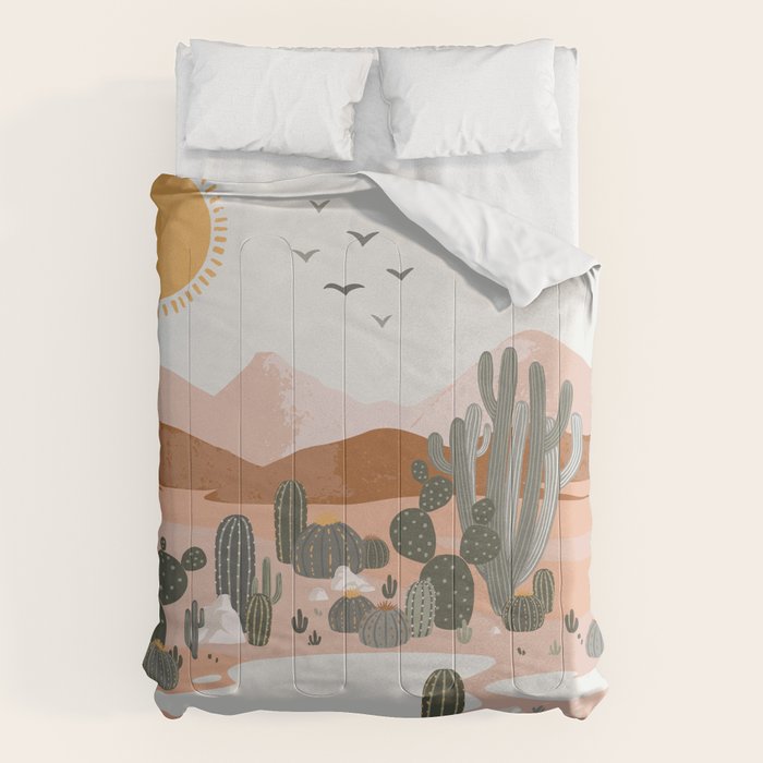 Desert Landscape Oasis Comforter Gallery Image 6