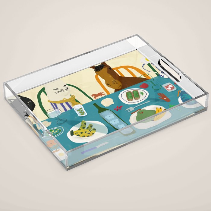 Barcelona Acrylic Tray Gallery Image 1