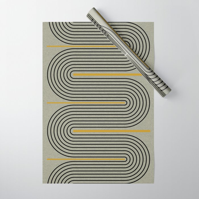 Modern Contemporary Balance No.3 Wrapping Paper Gallery Image 1