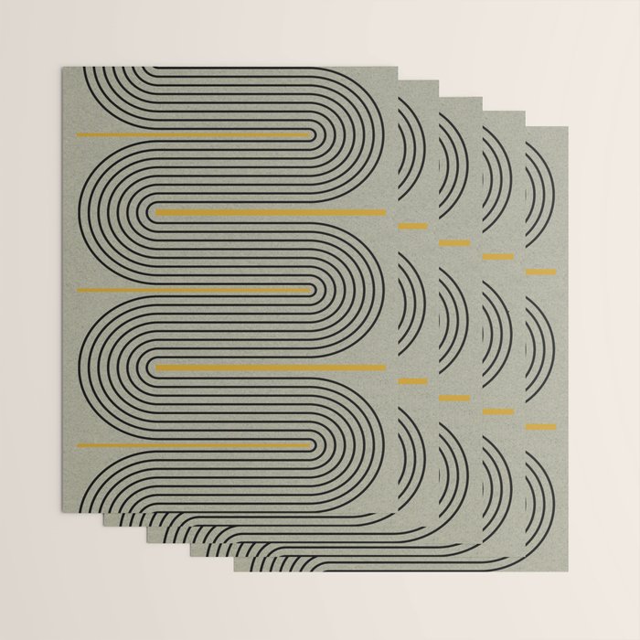 Modern Contemporary Balance No.3 Wrapping Paper Gallery Image 3