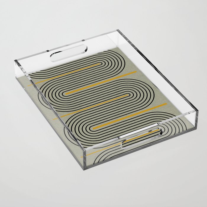 Modern Contemporary Balance No.3 Acrylic Tray Gallery Image 1