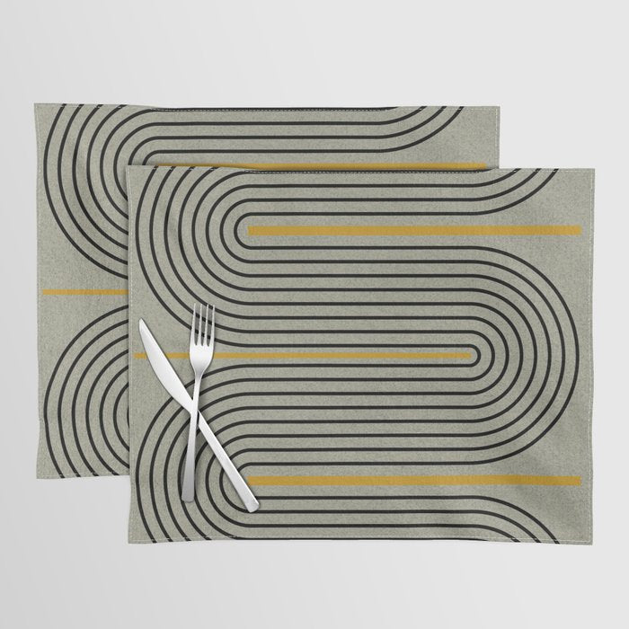 Modern Contemporary Balance No.3 Placemat Gallery Image 1