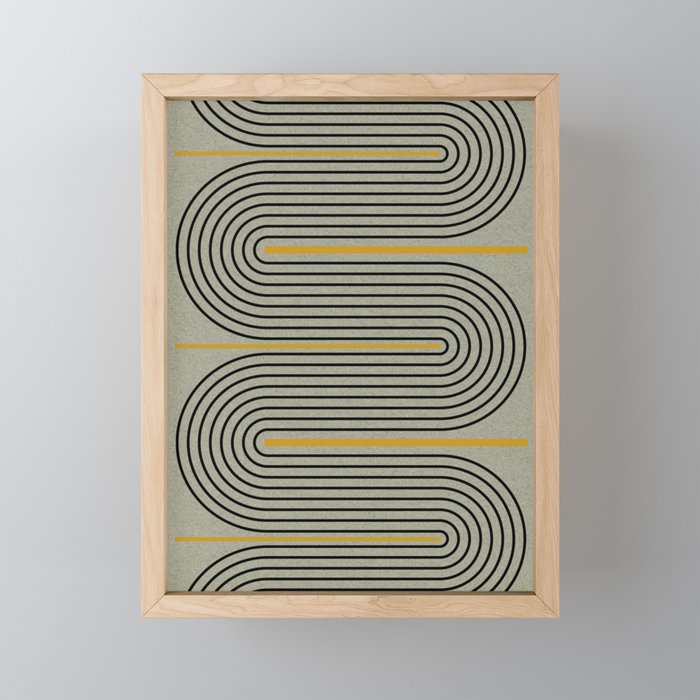 Modern Contemporary Balance No.3 Mini Art Print Gallery Image 1