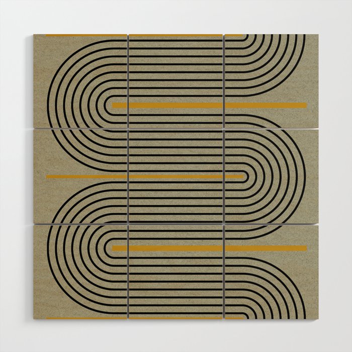 Modern Contemporary Balance No.3 Wood Wall Art Gallery Image 1