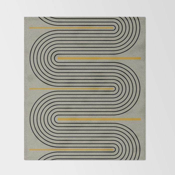 Modern Contemporary Balance No.3 Throw Blanket Gallery Image 2