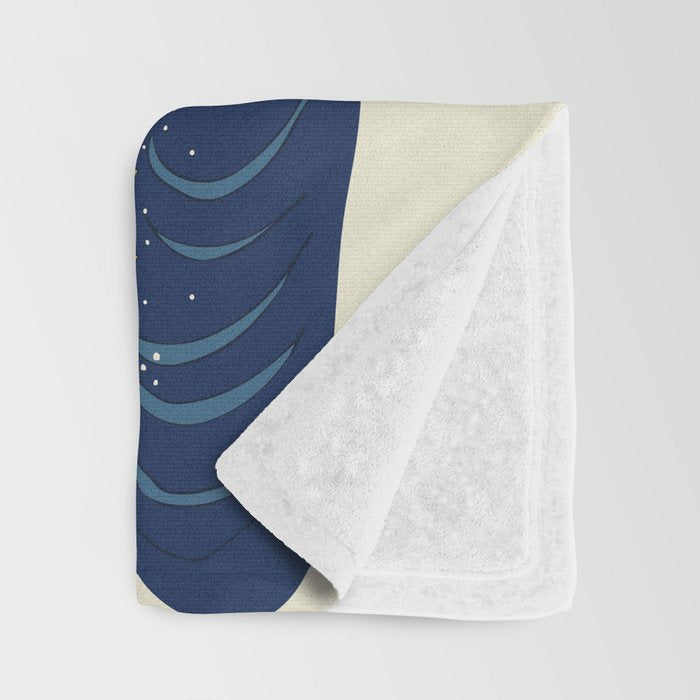 The Great Wave of Pug Throw Blanket Gallery Image 3