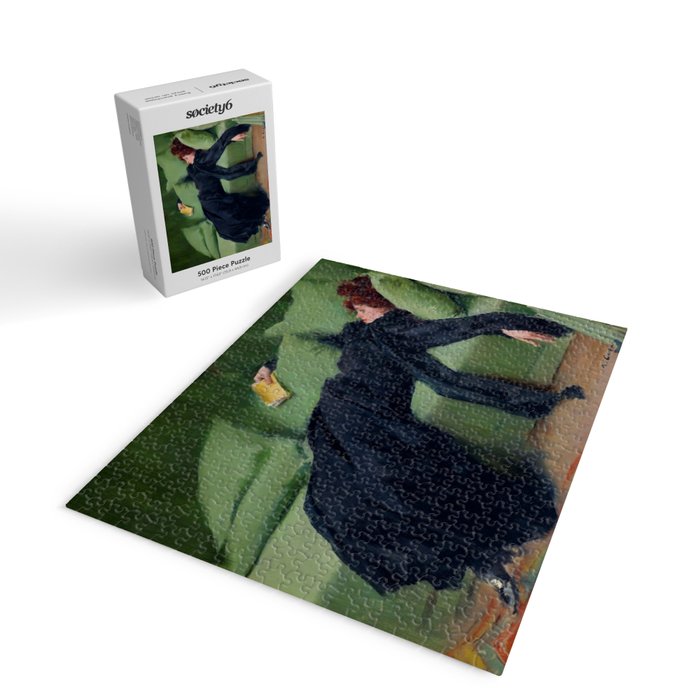 Decadent Young Woman after the Dance Jigsaw Puzzle Gallery Image 2