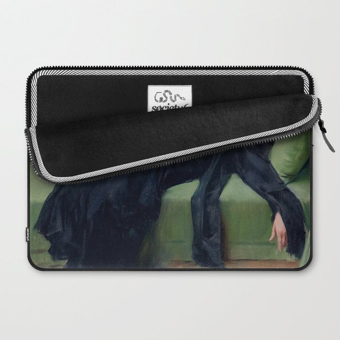 Decadent Young Woman after the Dance Laptop Sleeve Gallery Image 2
